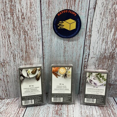 3 packs ( bundle ) FRAGRANCED WAX MELT CUBES . 30cubes