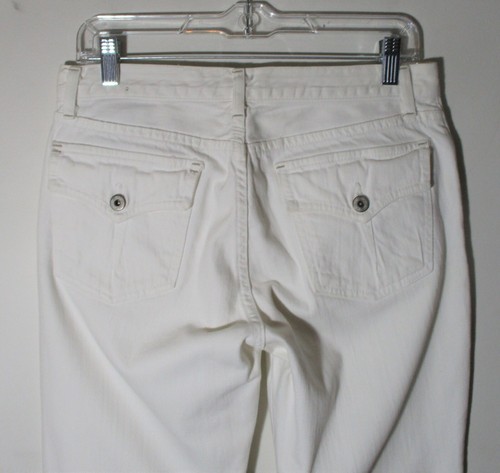 Pantalones de mezclilla blancos para mujer KAREN KANE talla 4 - Imagen 4 de 5