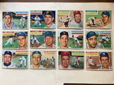 1956 Topps GRAB BAG - 12 Cards - FAIR CONDITION - CHEAP! FREE SHIP!