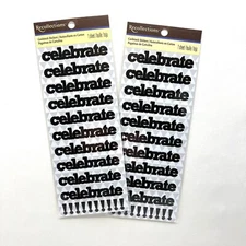 2 Recollections Celebrate Cardstock Stickers Scrapbooking Card Making Crafts