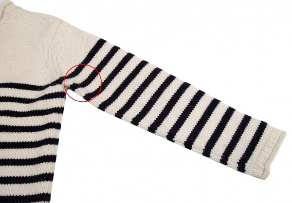 Gaultier Classique ストライプニットセーター 48 Jean Paul GAULTIER CLASSIQUE Wool Striped Knit Sweater Size