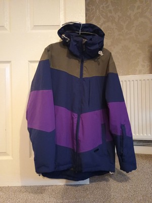 Surfanic Skijacke Herren Vintage Style Snowboard 5000 wasserdicht Mantel - M