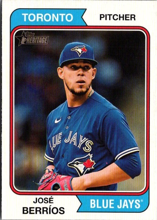2023 Topps Heritage High Number José Berríos #534