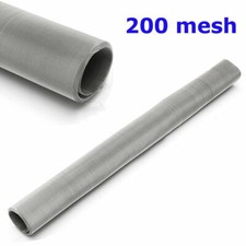 200 Mesh 75 Micron 304 Stainless Steel Fine Pollen dry Ice Screen 12x24"