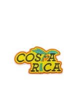 Costa Rica Travel Patch, Iron On/Sew On