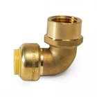 Raccordi A Gomito 90° Filettati Femmina A Pressare In Ottone Con Guarnizione EPDM Idonee Al - Foto 2