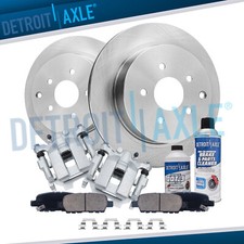 Rear Disc Rotors Calipers Brake Pads for Pathfinder Murano M37 M56 Q50 Q60 Q70