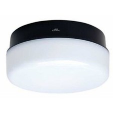 ASD Circular External Bulkhead Light Fitting - White or Black
