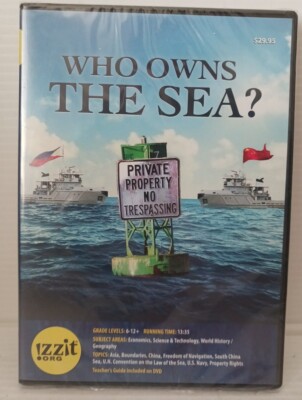 Izzit.org Who Owns The Sea? NEW DVD  grade 6-12 economics Science Tech