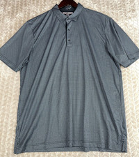 Greg Norman ML75 Polo Mens Size 2XL Black Short Sleeves Play Dry