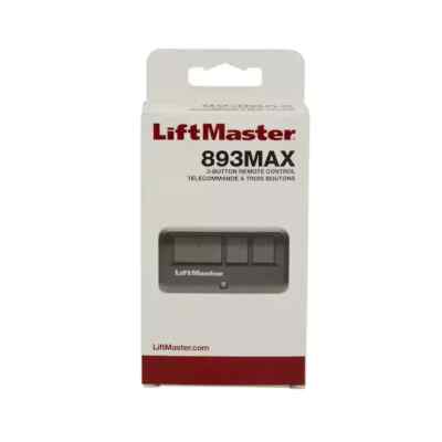 893MAX 3 Button LiftMaster Visor Remote Control Garage Door Opener