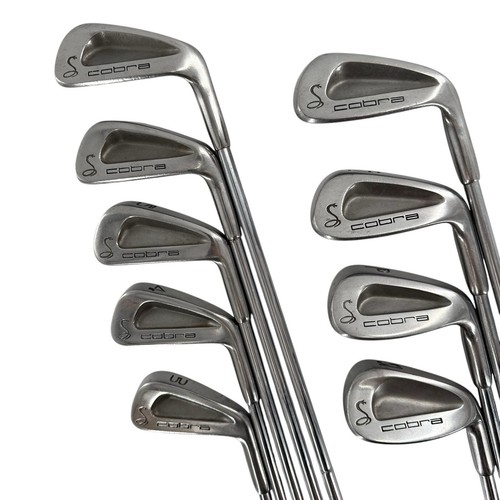Vintage Cobra Premier U.S.A. Iron Set 3-SW Steel A Flex (Senior) Shafts RH - Picture 2 of 19