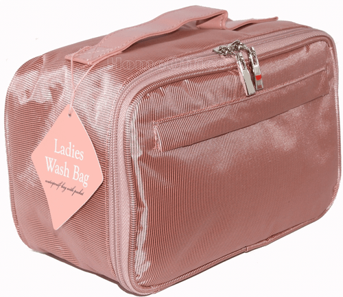 QUALITY LADIES LARGE TOILETRIES TOILETRY TRAVEL WASH BAG WOMENS NEW TOILET