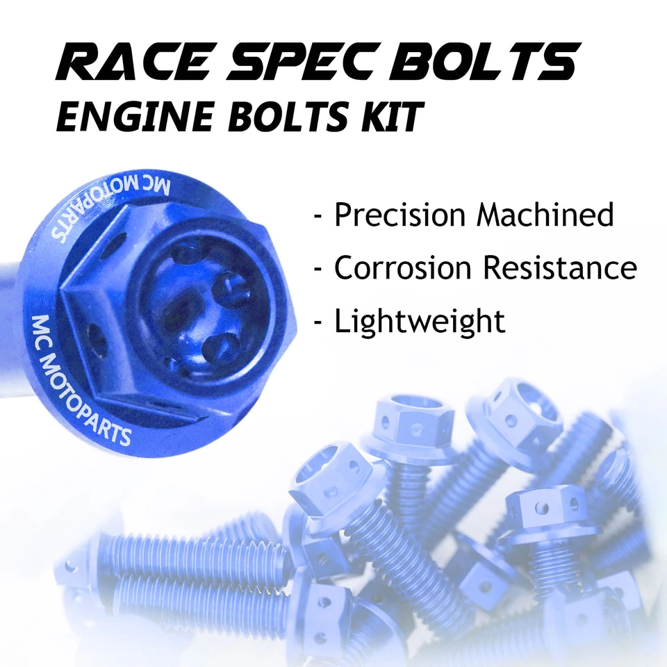 Pernos de cubierta de motor cárter azul para Suzuki TL1000R 98 99 00 01 02 03 Foto 4 de 4