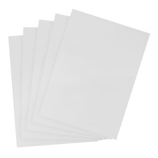 11"x8.5" Metallic Mirror Board Sheets, 24 Pack Silver Cardstock Foil Board
