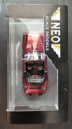 Modellino auto Porsche 911 Carrera Cabrio 1/43 scala neo - Foto 5 di 8
