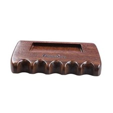 Weighted wooden 5-Cue pool cue stick holder, billiard cue stick holder, chalk