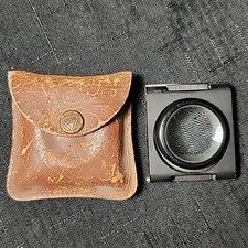 Vintage Bausch  Lomb Folding Magnifying Glass Loupe Linen Tester