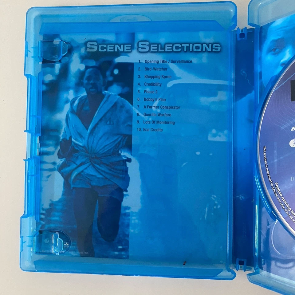 Enemy of the State (Blu-ray, 1998) Will Smith, Gene Hackman, Tony Scott Region B - image 3 of 4