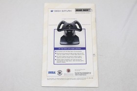 VR Virtua Racing Sega Saturn Instruction Manual Authentic! Good Condition!