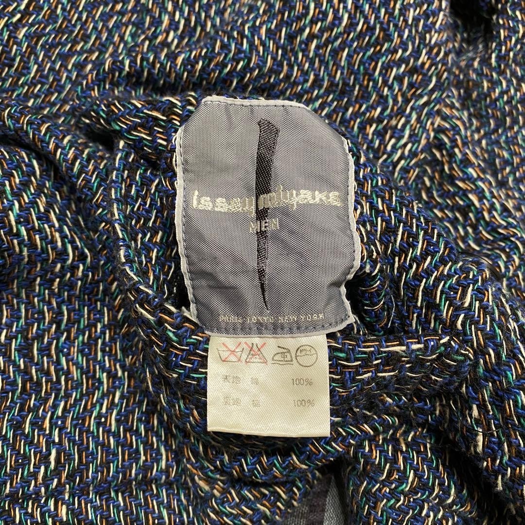 USED ISSEY MIYAKE MEN 80S BRUSH TAG DOCKING TWEED JAC… - Gem