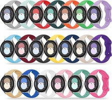 Soft Silicone Strap Compatible with Samsung Galaxy Watch 7 40mm 44mm