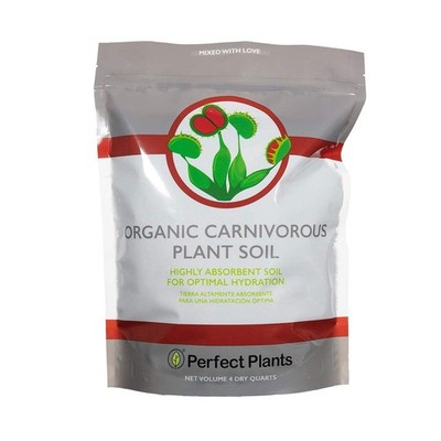 Perfect Plants Carnivorous Plant Soil | 4 Qts. Organic Premium Mix | Use with Ve
