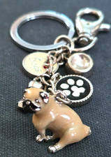 Very Nice Puppy Dog Charms Keyring Keychain