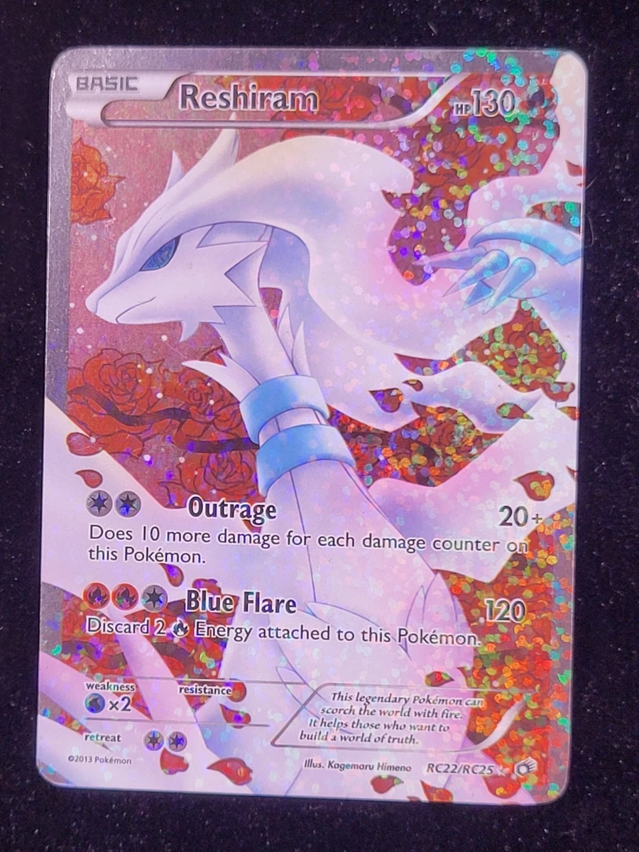 25+ Reshiram RC22/RC25 Legendary Treasures: Radiant Collection for