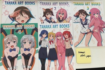 Tanaka Yokocho Dojin Art Book, Bände 1 bis 4, plus Set Strike Witch Bocchi...