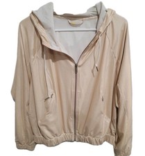Zella Women's Medium Lightweight Hooded Training Jacket - Pale Peach/Champagne