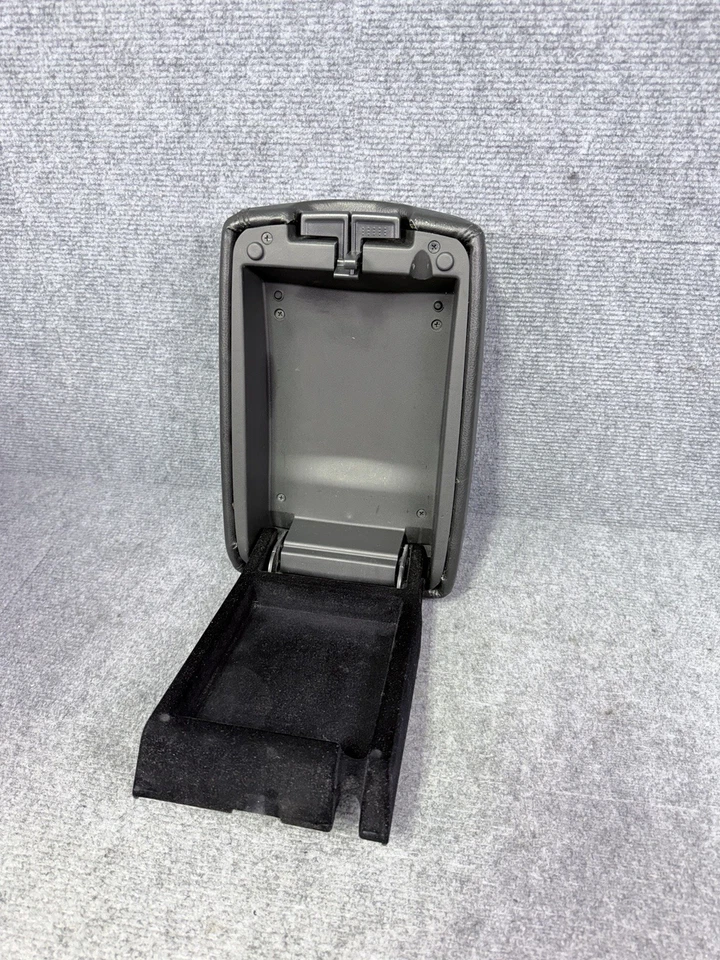 Infiniti FX35 2009-2012 consola central cuero negro reposabrazos tapa almacenamiento OEM Foto 4 de 4