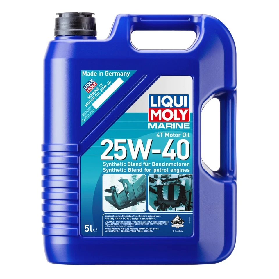 Motoröl LIQUI MOLY 25027 Marine 4T Motor Oil 25W-40 Boot Schiff 5 Liter