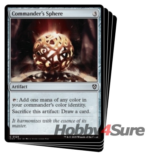 Commander's Sphere X4 M/NM Magic: The Gathering MTG Aetherdrift: Commander - Picture 1 of 1