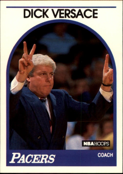 1989-90 Hoops #292 Dick Versace CO - BSK