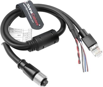M12 12 Pin Power Functional Ethernet Cable for DJI Livox HAP(TX) Mid-70 Mid-360