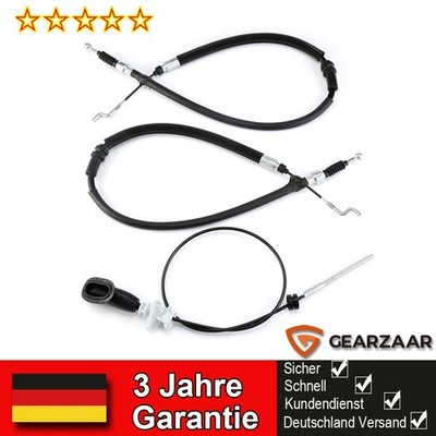 3x HANDBREMSSEIL BREMSSEIL HINTEN FÜR VW TRANSPORTER BUS T4 2.5 TDI 7D 70X