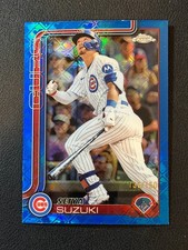 2025 Topps Chrome Logofractor Seiya Suzuki Blue /150 #210