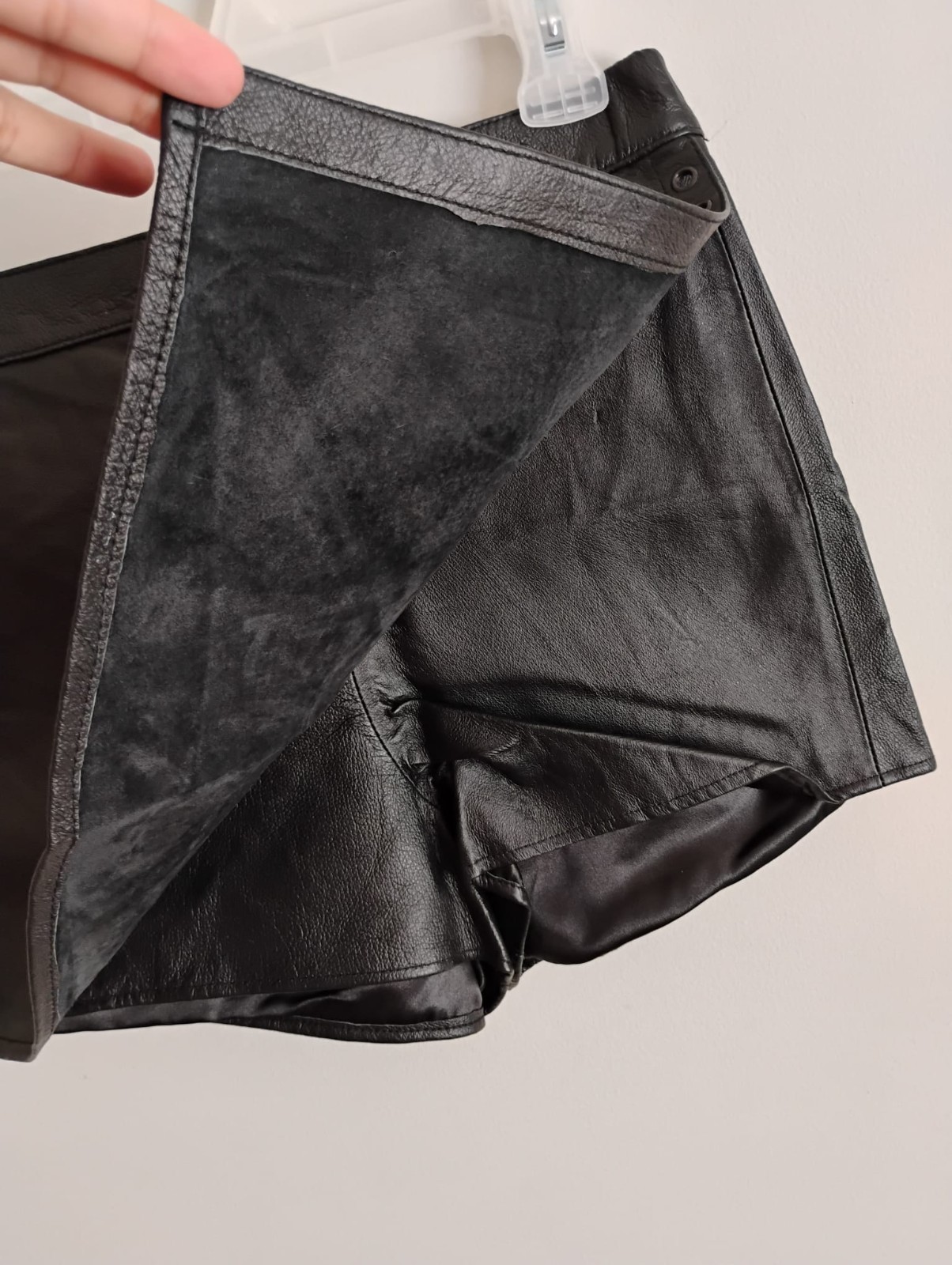 U.S.A Bikers Dream Apparel Women's Leather Shorts