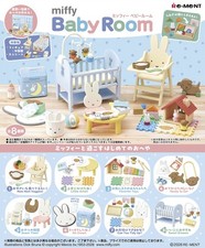 Re-Ment Miniatures Rabbit Miffy Baby Room Furniture Full Set