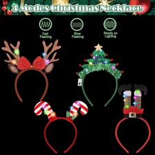 Sixexey Weihnachts-Stirnband-Set – Mit Stern, Glöckchen & Ohrringen, Für Weihnachtsfeiern, Partys, Fotoshootings