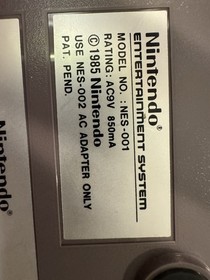 Vintage 1985 Nintendo NES Action Set Bundle+Retro Scaler2x+7 Games+Poster