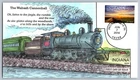 2016 Collins Hand Painted Indiana Wabash Cannonball Locomotive FDC