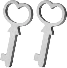 Cedar Box Key, Replacement for Lane Mini Keepsake Boxes, Key Lock, Metal, 2PC