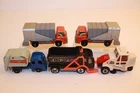 5 Vintage 1960's-1970's Matchbox Lesney Refuse Trash & Street Cleaning Trucks