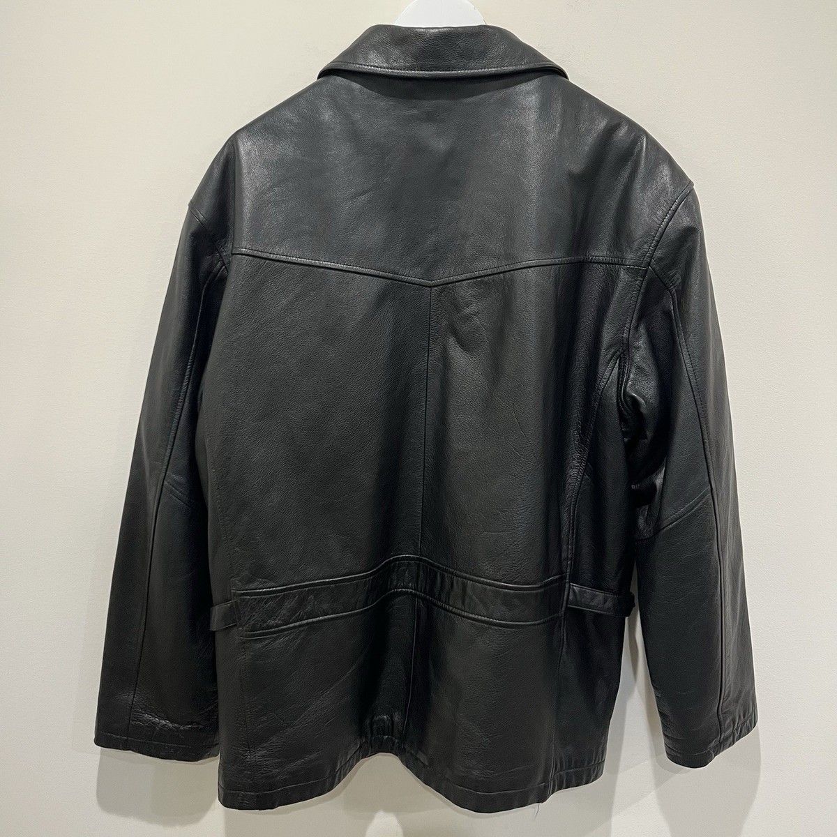 Vintage Wilsons M Julian Leather Jacket Mens Large Black Full Zip
