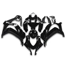 FSA Injection Glossy Black Fairing Fit for Kawasaki Ninja 2016-2019 ZX10R z005