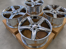 19 Chrome Rims 19x8.5 19x9.5 Fit Mercedes E350 S550 Sl500 Cls500 Gle Qty4 19 Chrome Rims 19x8.5 19x9.5 Fit Mercedes E350 S550 Sl500 Cls500 Gle Qty4