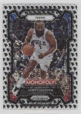 2023-24 Panini Prizm Monopoly Man Black & White James Harden #67 ng3