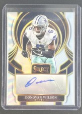 2025 Panini Select - Donovan Wilson Silver Prizm Auto Cowbpys